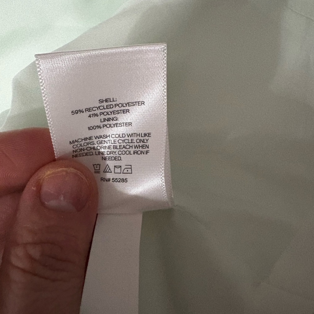 Elegant pale mint 2 pc Women's pant suit combo Jacket/pants from EXPRESS! BNWT!! - Picture 12 of 12